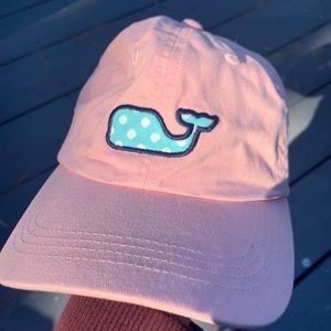 Vineyard Vines Pink Whale Baseball Cap